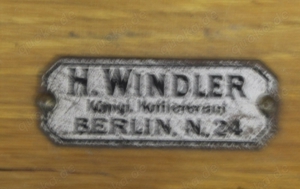 Chirugie oder Arzt Koffer wohl Marine 1914 Windler Berlin Hauptsanitätsdepot 1WK Bild 5