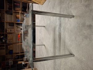 Glas Tisch, Schreibtisch, Tisch Bild 3