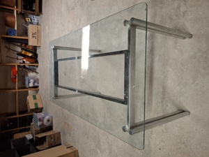 Glas Tisch, Schreibtisch, Tisch Bild 4