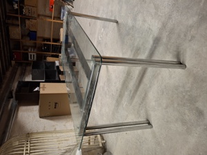 Glas Tisch, Schreibtisch, Tisch Bild 2