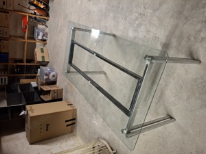 Glas Tisch, Schreibtisch, Tisch Bild 5