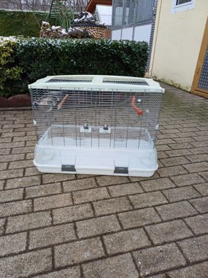 Käfig für Kleinvögel Kanarien, Wellensittiche, usw. 80x55x40cm Bild 2 Käfig für Kleinvögel Kanarien, Wellensittiche, usw. 80x55x40cm Bild 2