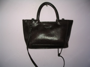 STE-14 Handtasche, Tasche, Damentasche, Schultertasche MC Dunkelbraun