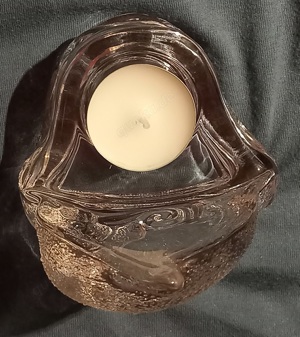   Dekoration, Sammeln, Glas Teelichthalter Delfine  Bild 4