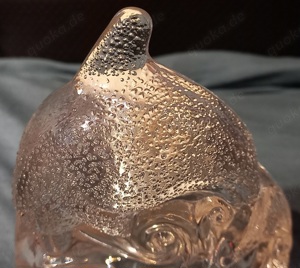   Dekoration, Sammeln, Glas Teelichthalter Delfine  Bild 3