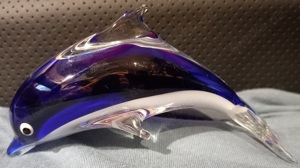   Dekoration, Sammeln, Glas Delfin  Bild 2