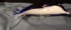   Dekoration, Sammeln, Glas Delfin  Bild 6