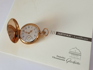 Savonette A.Lange & Söhne von 1890, ZERTIFIKAT, Gold 14 k, 0,585