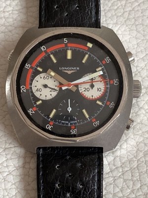 Longines Diver Chrono Valjoux 72 Herrenuhr,Watch,Top Zustand Werk Läuft!!