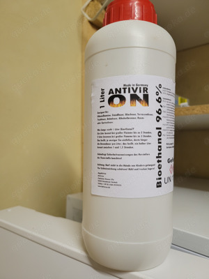 Ethanol (Bio) 96,6 % für Kamin (10 x 1 l)