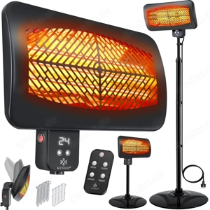 KESSER Infrarot Heizstrahler 650 1350 & 2000 Watt FB. "neuwertig"  Bild 3