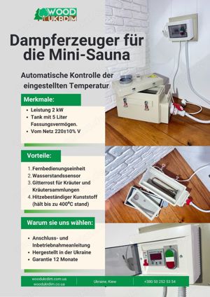 Indoor Sauna, mini saunen, mini sauna zu hause garten,  für badezimmer Bild 8
