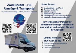 Umzug   Umzugshelfer - Transporte - Möbelmontage [Ihr Umzug   Unsere Aufgabe! Schnell & stressfrei]