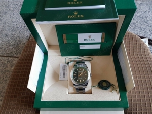 Rolex Milgauss 116400GV ZB schwarz 28.10.2019 NEU