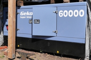 Stromaggregat Stromerzeuger GEKO Typ 60 kVA Super Silent Baujahr
