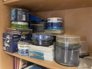 DVD und CD beschreibbar-jede Menge siehe Bild