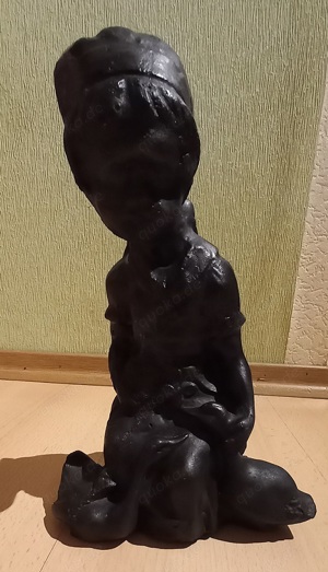   Dekoration, Gartendekoration, schwere Skulptur, Gänsemagd, Achatit 