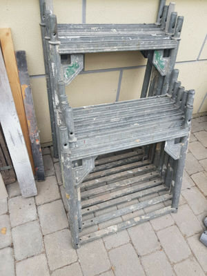 Baugerüst Layher ca 200m  gebrauchtes Gerüst StahlAluminiumgerüst