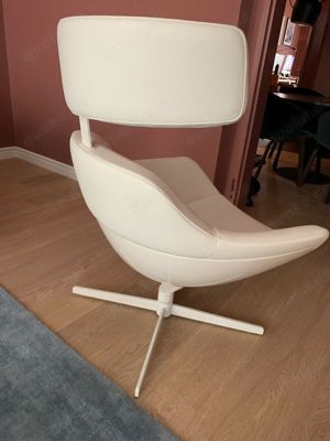 Sessel Cassina Auckland weiss weiss mit Kopfteil  Bild 4
