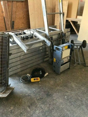 Schrägaufzug, AluLift, GEDA-FIXLIFT, Bauaufzug, Dachaufzug, Aufzugsanlage