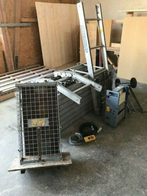 Schrägaufzug, AluLift, GEDA-FIXLIFT, Bauaufzug, Dachaufzug, Aufzugsanlage