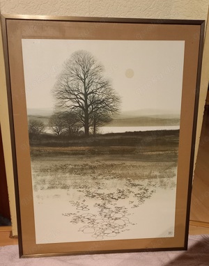   Dekoration, Bild, Kathleen Caddick, Metallrahmen 