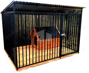 Hundezwinger 3x2m Holzboden Hundezwinger nach Maß  GP183