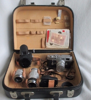 leica m3 leitz kamera mit 2 x objektiven objektiv (nr.79)