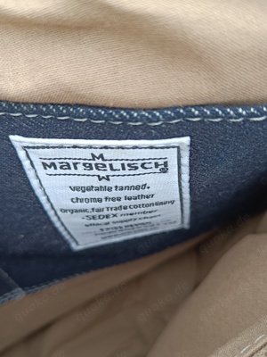 dunkelbraune Leder-Umhängetasche von MARGELISCH  Bild 5