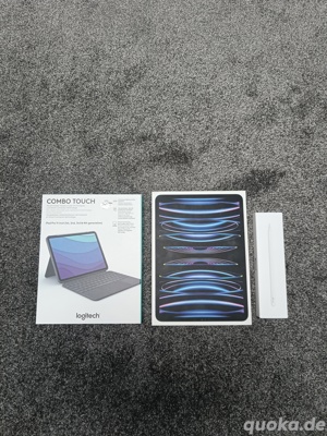 iPad Pro 4th 2 GB mit Apple Pencil Logitech Combo Touch