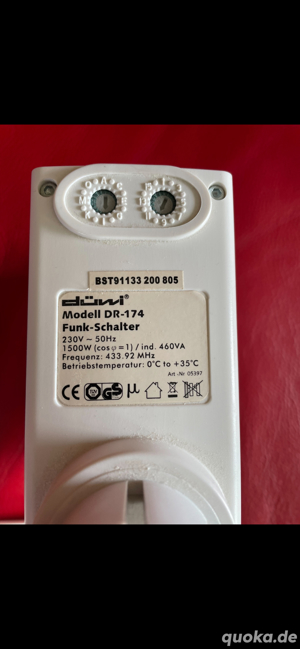DÜWI Funkschalter DR 174 DT83