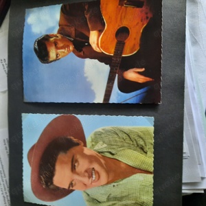 Elvis Presley Postkarte und Amerikanische Schauspieler Bild 2