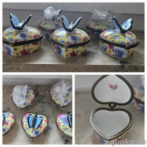 Schöne Porzellan Schmuckdosen Top