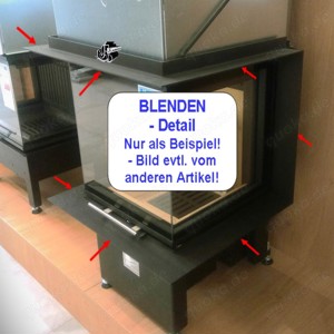 Kamineinsatz  VOLCANO 3ATh B 9KW Panorama U Kamin U-Form Ofen Heizeinsatz Neu Hajduk LDF-Kamine Bild 7