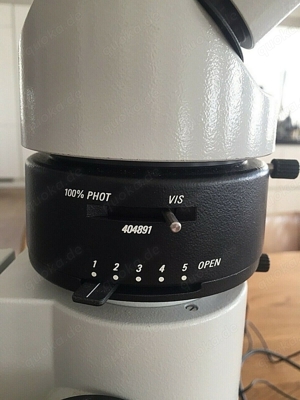 Leica Mikroskop Wild M8 mit Fototubus HU 404891 für M-Serie+PCL300 Standard Bild 2