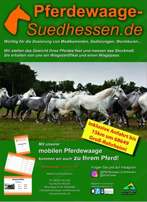 Pferdewaage-Suedhessen.de - WIR KOMMEN ZU IHNEN !