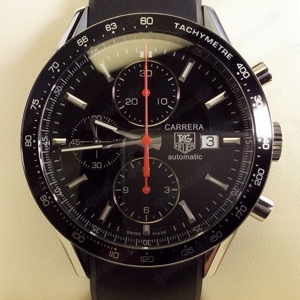 TAG HEUER Carerra Racing Chronograph Ref. CV2014.FT6014 Edelstahl Full Set #3278