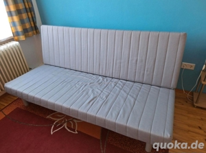 Schlafsofa Beddinge von IKEA  140x200 mit Bettkasten und Topper