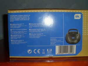 Tragbares Stereo Radio und CD Bild 4