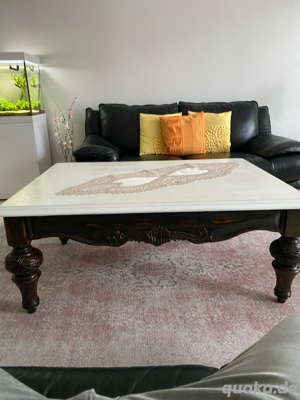 Wohnzimmer Tisch groß, Echt Holz massiv