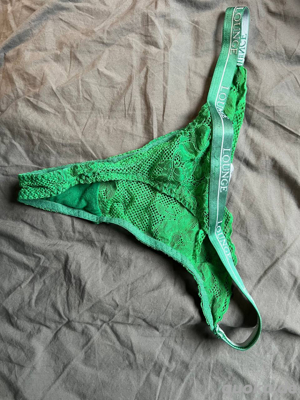 Lounge Tanga Grün Slip String Damen Frauen Unterwäsche