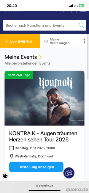 Konzertkarte