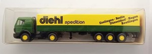 WIKING Mercedes-Benz Pritschen-Sattelzug  Diehl Spedition 