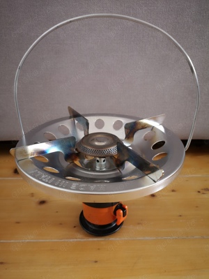 Foker Camping Gaskocher Made in Italy - mit UNE 6040S Adapter Bild 2