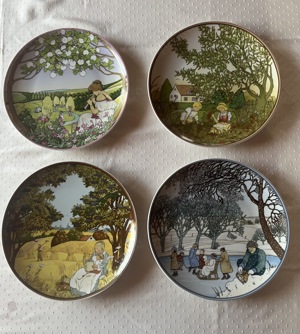 Wandteller "Vier Jahreszeiten"