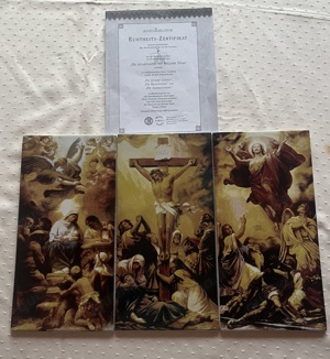 Porzellanbilder "Die Altarfenster des Berliner Doms"