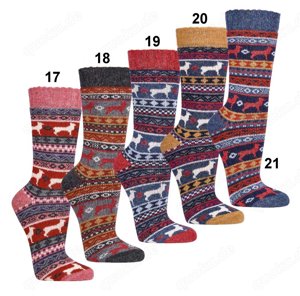 Alpaka- & Merinosocken "Peru" diverse Größen diverse Farben