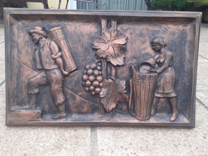 Winzerbild 36x 49 cm