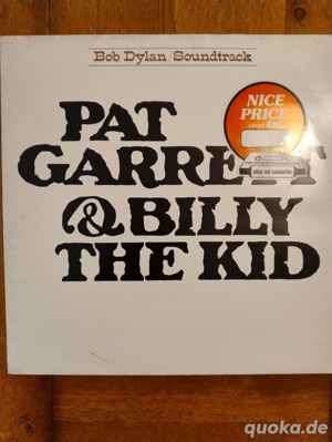 Bob Dylan Soundtrack: Pat Garrett & Billy The Kid , CBS Vinyl LP 32098, 1973 Holland