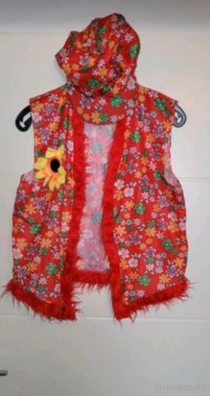 Hippie Kostüm, Fasching, Karneval  ,fastnacht  4 tlg